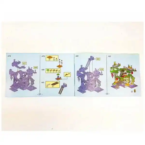 لگو ماینکرافت خانه درختی چراغدار QS08