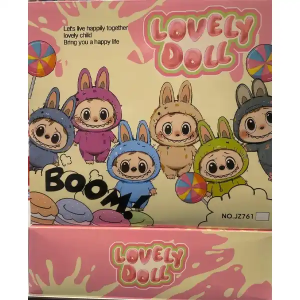 ست دوتایی عروسک لبوبو Labubu Lovely Doll