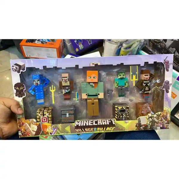 پک بزرگ فیگور ماینکرفت ست ۱۳ عددی کد 19631