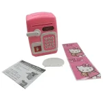 قلک رمزدار طرح گاوصندوق موزیکال مدل کیتی