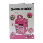 قلک رمزدار طرح گاوصندوق موزیکال مدل کیتی