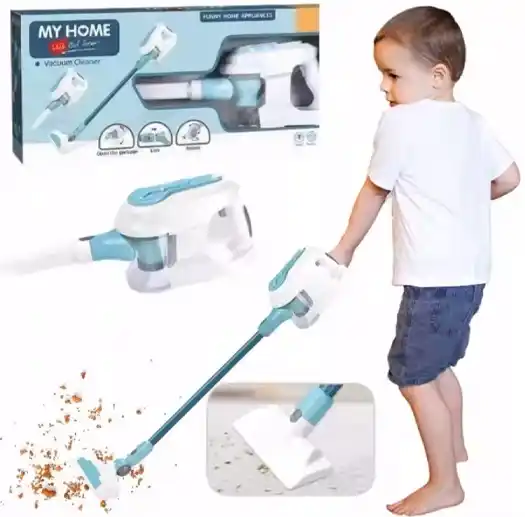 اسباببازی جارو شارژی کودک 1 rechargeable vacuum cleaner toy for children 3