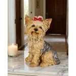 مجسمه سگ یورکشایر تریر نشسته