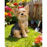 مجسمه سگ یورکشایر تریر نشسته