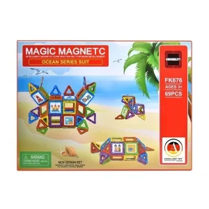 مگنت تایل شیشه ای ۶۹ قطعه