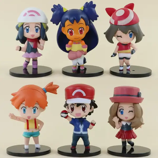 فیگور پوکمون مجموعه 6 عددی