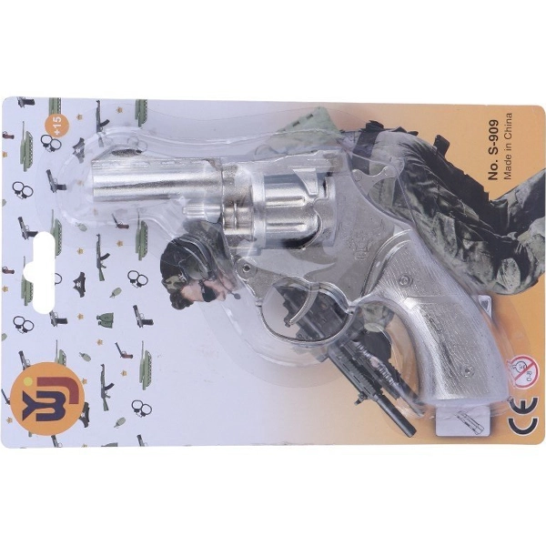 اسباب بازی جنگی مدل کلت هفت تیر طرح تمام فلز کد 909