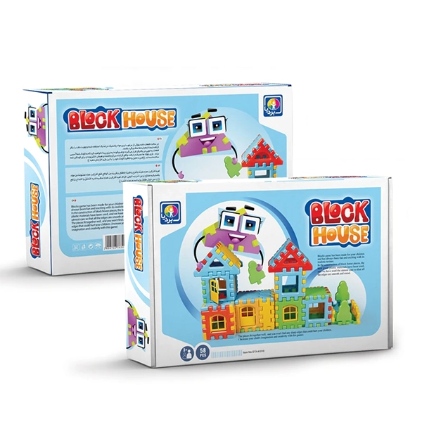 بازی ساختنی بلوک خانه سازی بردیا 58 تکه