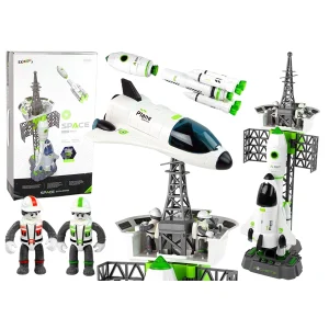 لانچر فضانورد کد 1213 ست ایستگاه فضایی با راکت و شاتل دودزا