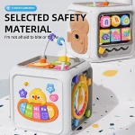 مکعب هوش دستورزی نوزاد موزیکال و چراغدار کد 008