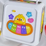 مکعب هوش دستورزی نوزاد موزیکال و چراغدار کد 008