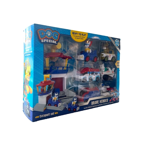 ماشین بازی مدل برج سگهای نگهبان کد 953 مجموعه 7 عددی