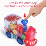 قطار چرخ دنده ای موزیکال چراغدار