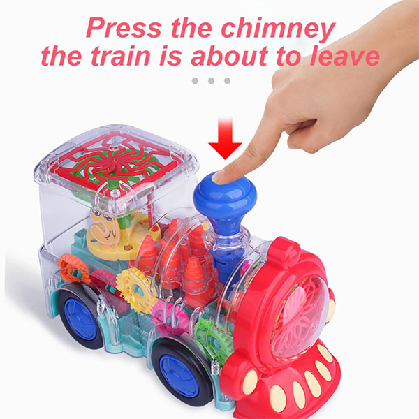 قطار چرخ دنده ای موزیکال چراغدار