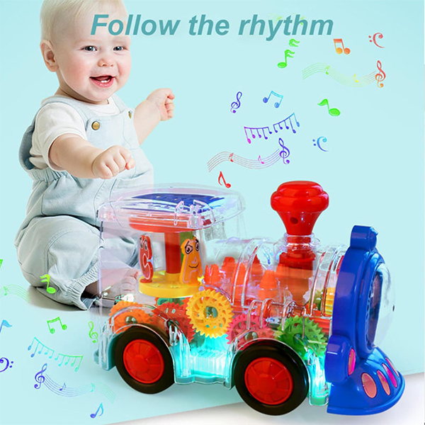 قطار چرخ دنده ای موزیکال چراغدار