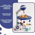 اسباب بازی آویز تخت کنترلی موزیکال طرح فضایی Universe Baby Bed Bell_اسباب بازی نوزادی
