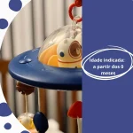 اسباب بازی آویز تخت کنترلی موزیکال طرح فضایی Universe Baby Bed Bell_اسباب بازی نوزادی