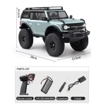 ماشین کنترلی آفرود Ford Bronco 4X4 فورد برانکو مقیاس 1:18 مدل RTR